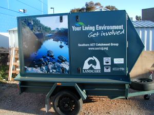 Landcare display trailer Landcare display trailer